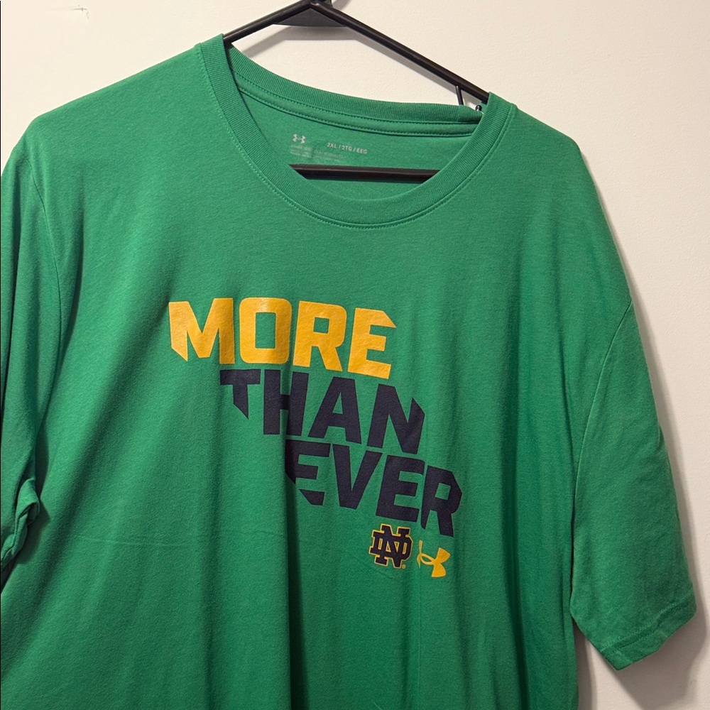 Under Armour Green and Gold Graphic Tee